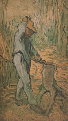 Vincent Van Gogh The Woodcutter (nn04) oil painting picture